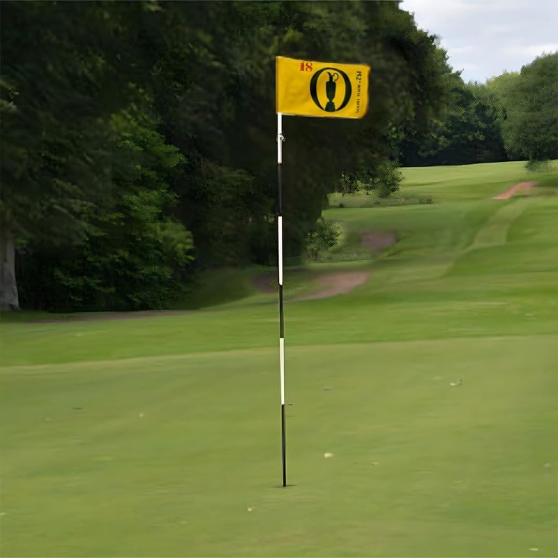 2BUT British Open 2024 Golf Pin Flag Practic Putting Green Golf Flag For Backyard Garden Double-Sewn 600D Nylon Miniature Pin Flag Regulation Tube Flag(20"x13") - Image 5